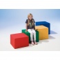 Sitzelement, Hocker quadratisch L, Sitzfläche 45x45 cm, Höhe 45 cm, 